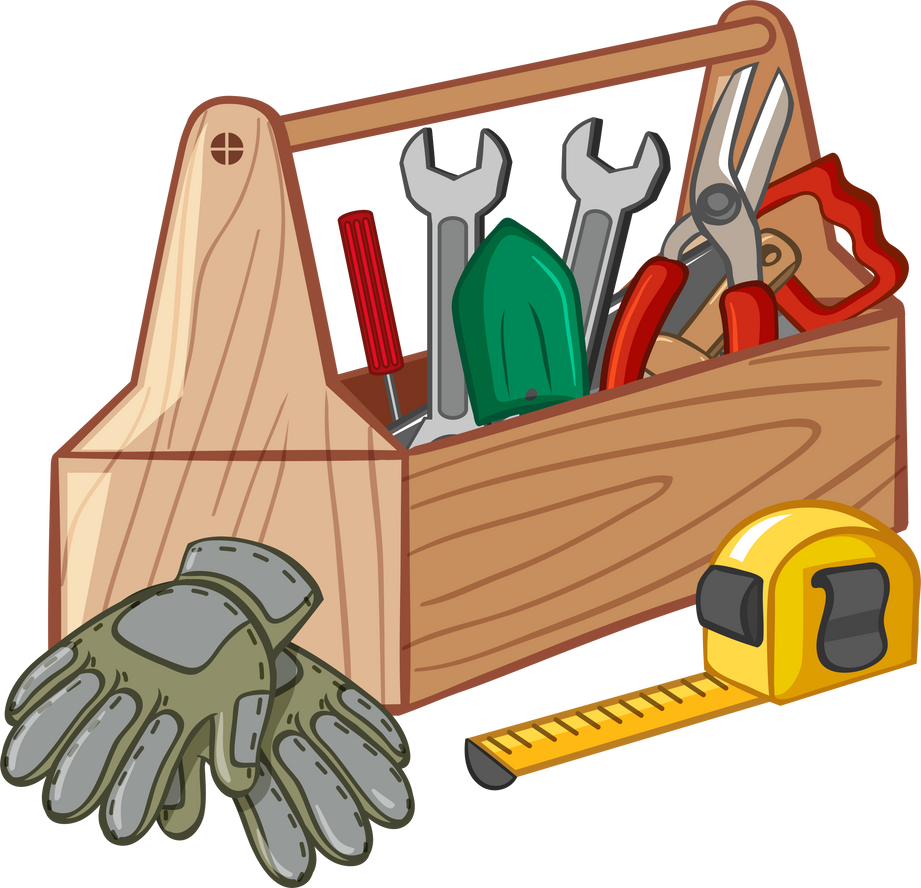 Toolbox with many tools